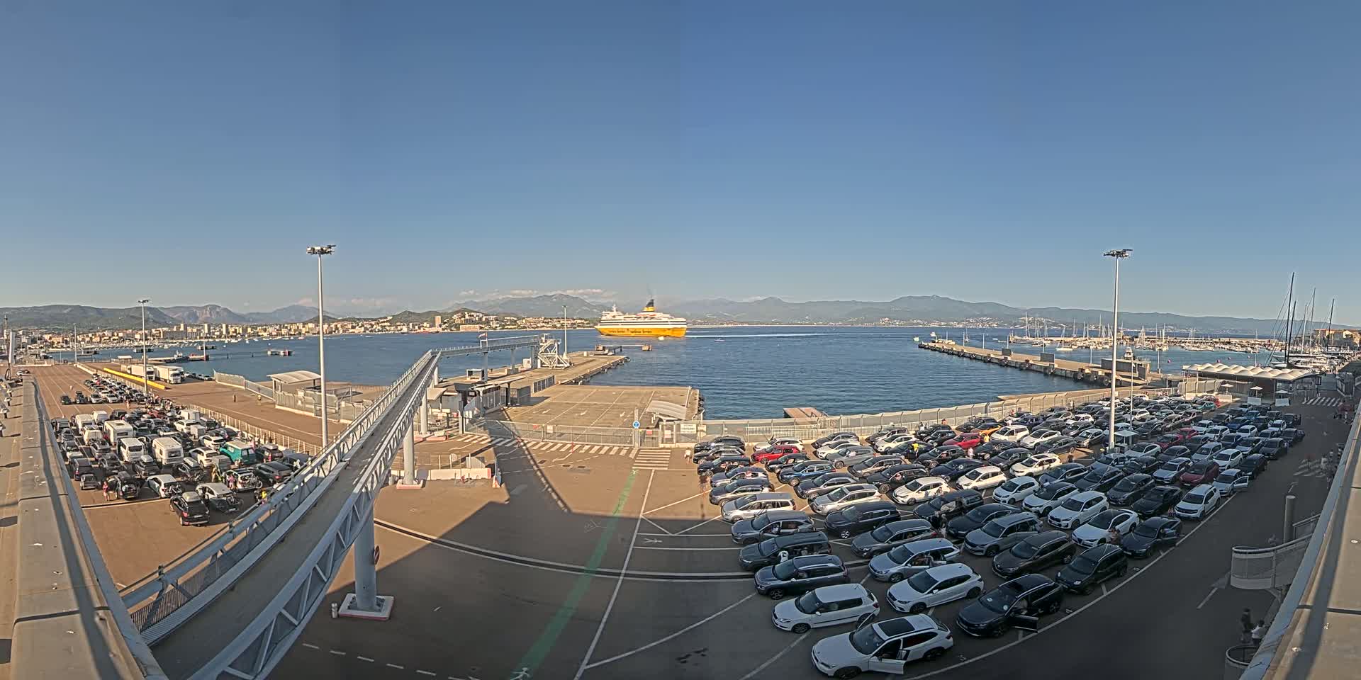 Port de Commerce d'Ajaccio Port Live Cam - Ajaccio, Corse-du-Sud, Corse , France
