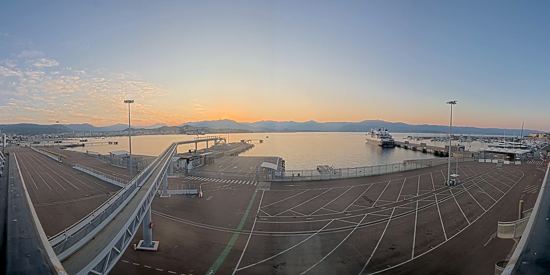 Port de Commerce d'Ajaccio Port Live Cam - Ajaccio, Corse-du-Sud, Corse , France