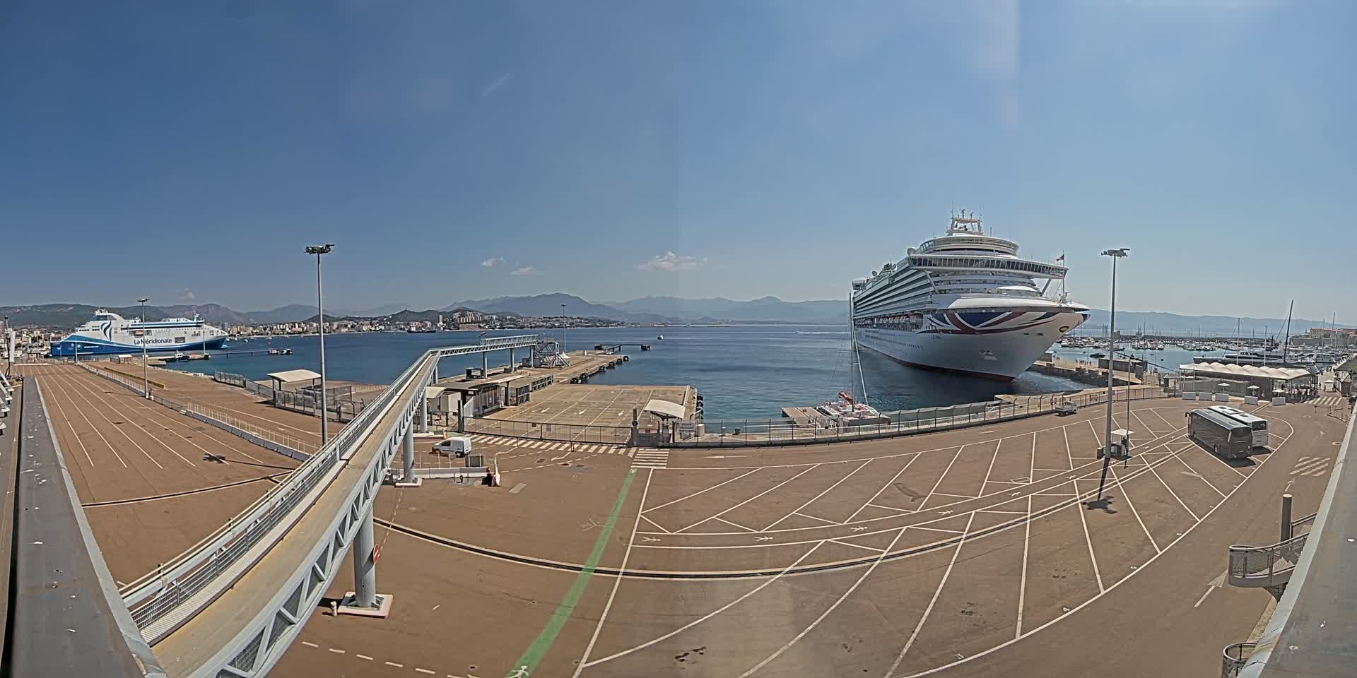 Port de Commerce d'Ajaccio Port Live Cam - Ajaccio, Corse-du-Sud, Corse , France