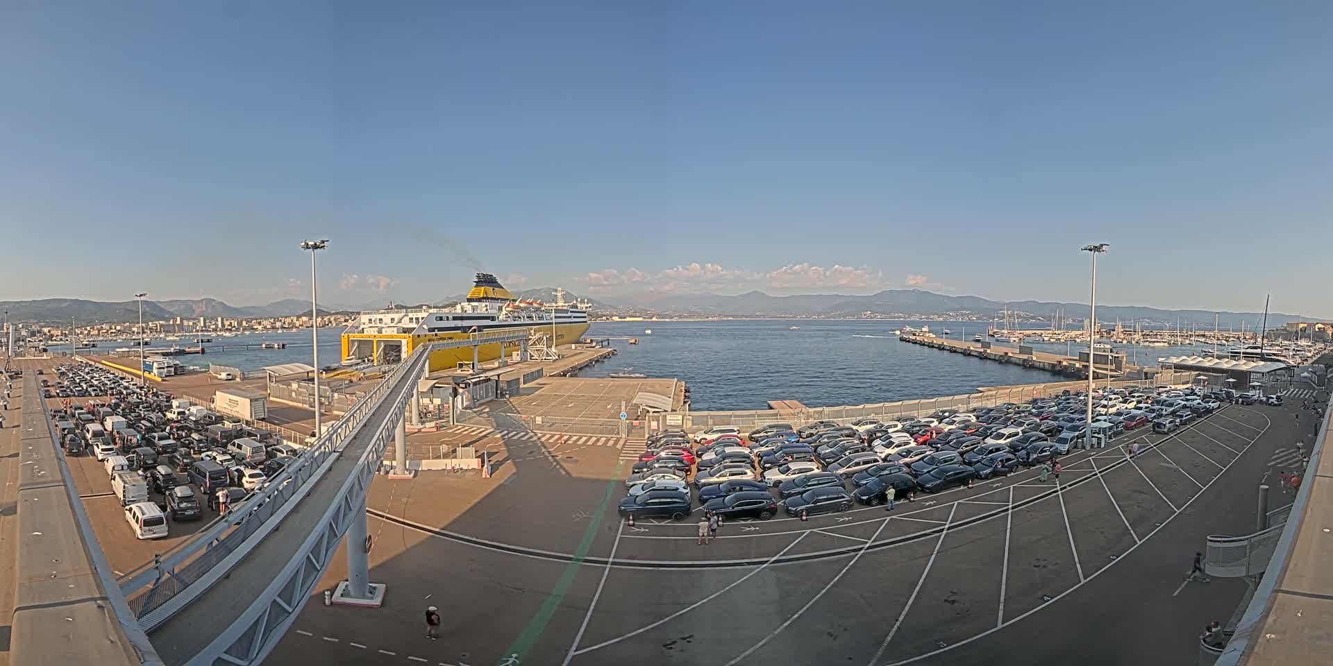Port de Commerce d'Ajaccio Port Live Cam - Ajaccio, Corse-du-Sud, Corse , France