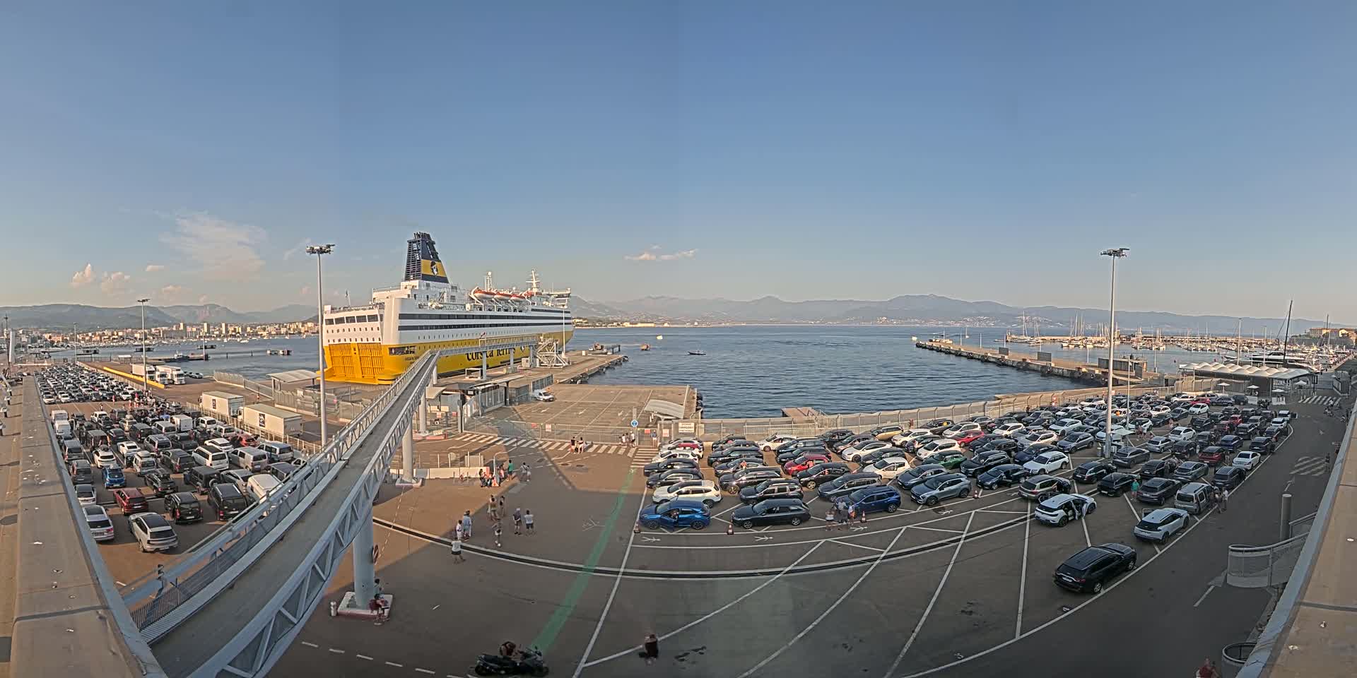 Port de Commerce d'Ajaccio Port Live Cam - Ajaccio, Corse-du-Sud, Corse , France