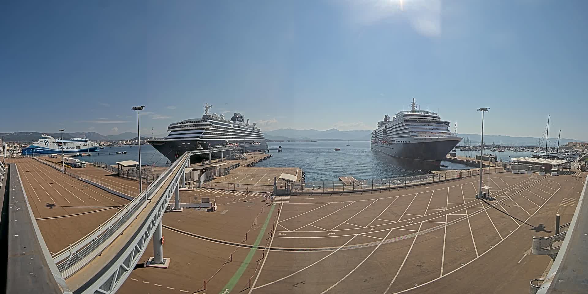 Port de Commerce d'Ajaccio Port Live Cam - Ajaccio, Corse-du-Sud, Corse , France