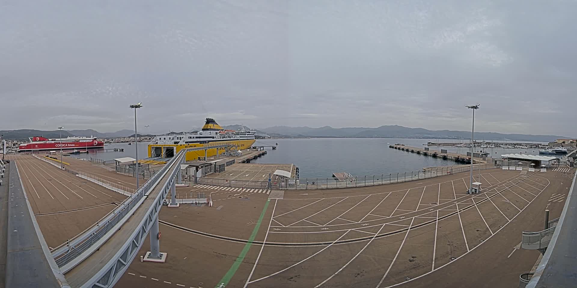 Port de Commerce d'Ajaccio Port Live Cam - Ajaccio, Corse-du-Sud, Corse , France