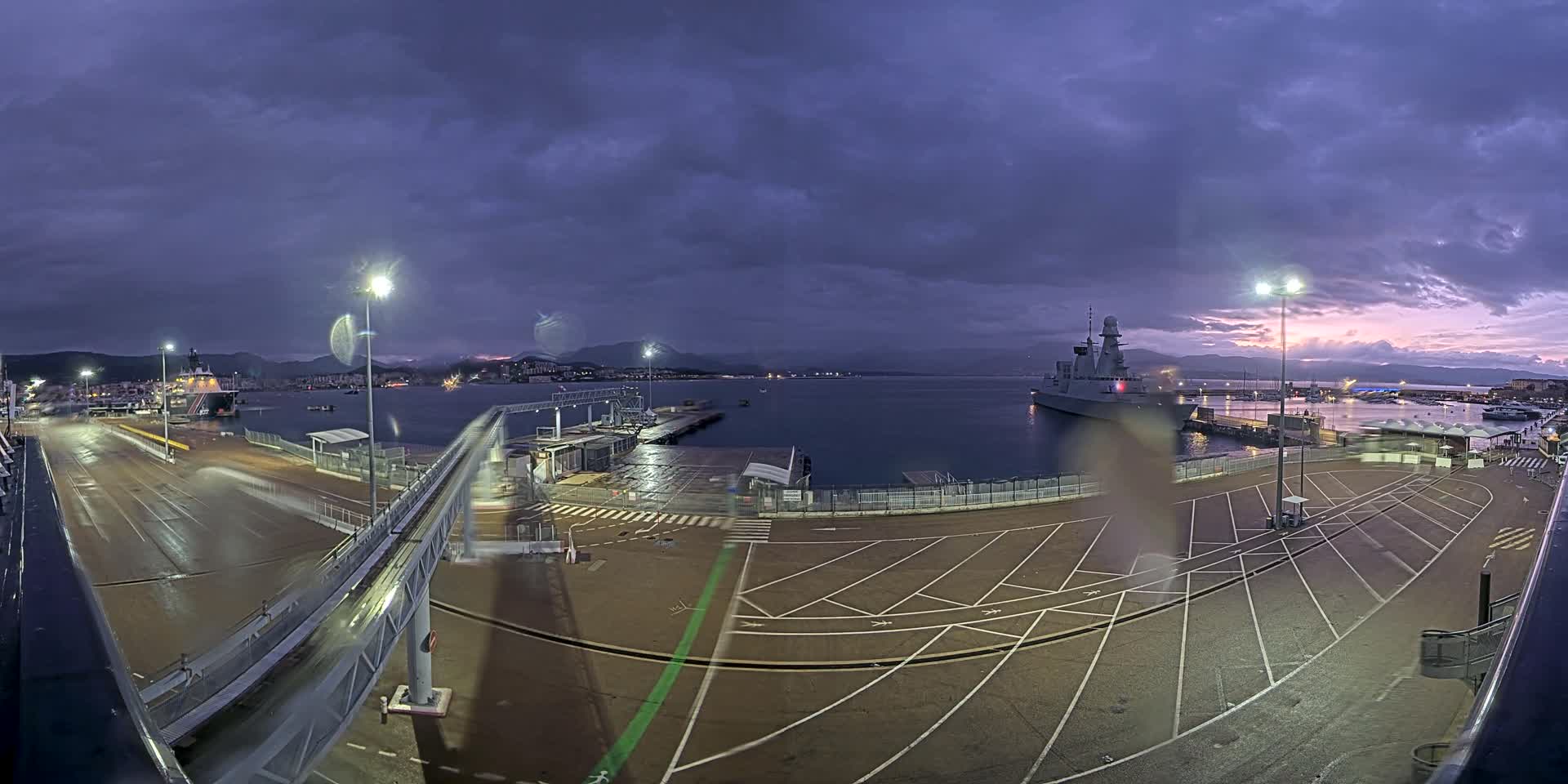 Port de Commerce d'Ajaccio Port Live Cam - Ajaccio, Corse-du-Sud, Corse , France