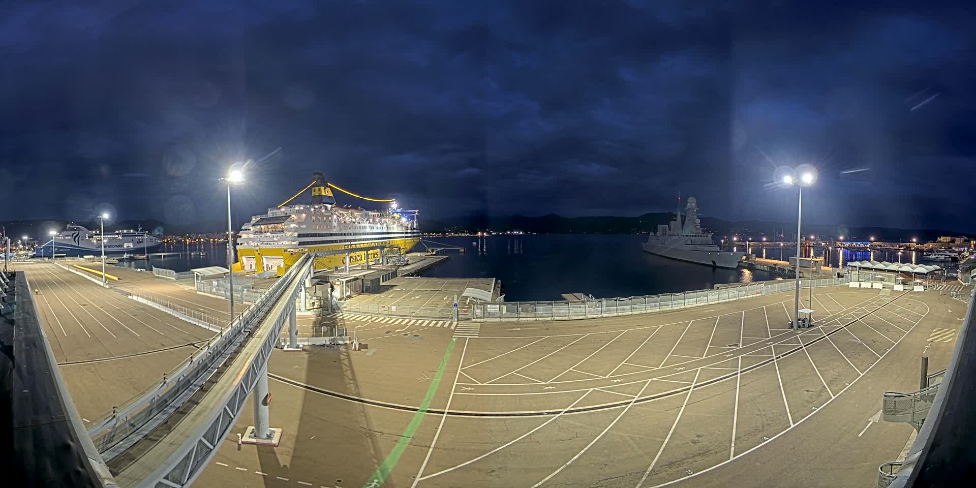 Port de Commerce d'Ajaccio Port Live Cam - Ajaccio, Corse-du-Sud, Corse , France