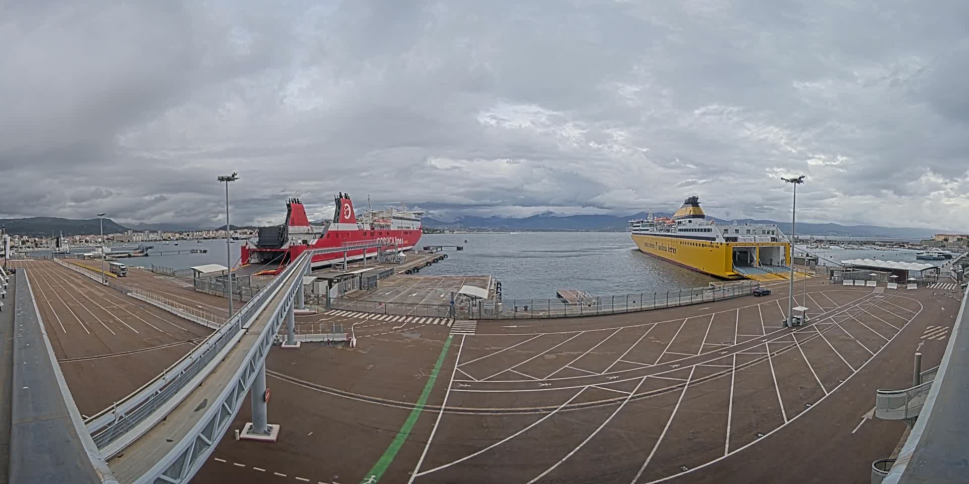 Port de Commerce d'Ajaccio Port Live Cam - Ajaccio, Corse-du-Sud, Corse , France