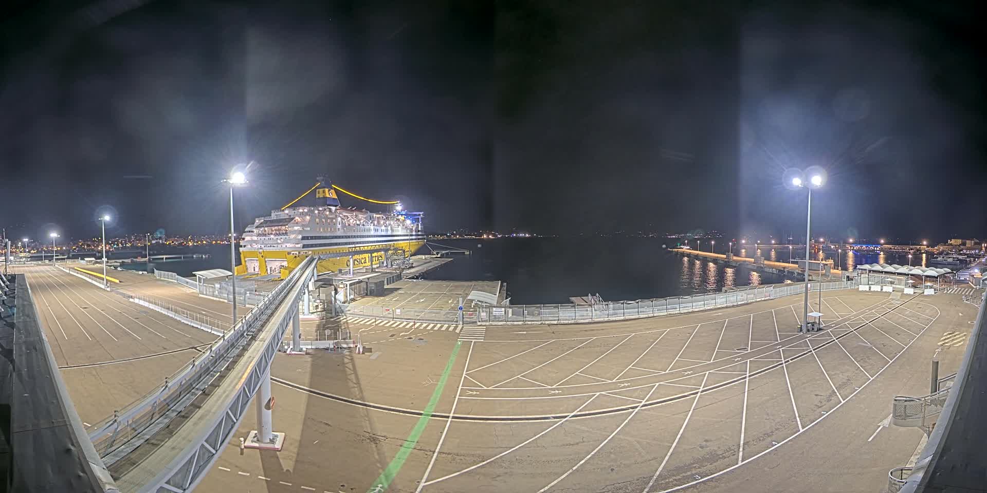 Port de Commerce d'Ajaccio Port Live Cam - Ajaccio, Corse-du-Sud, Corse , France