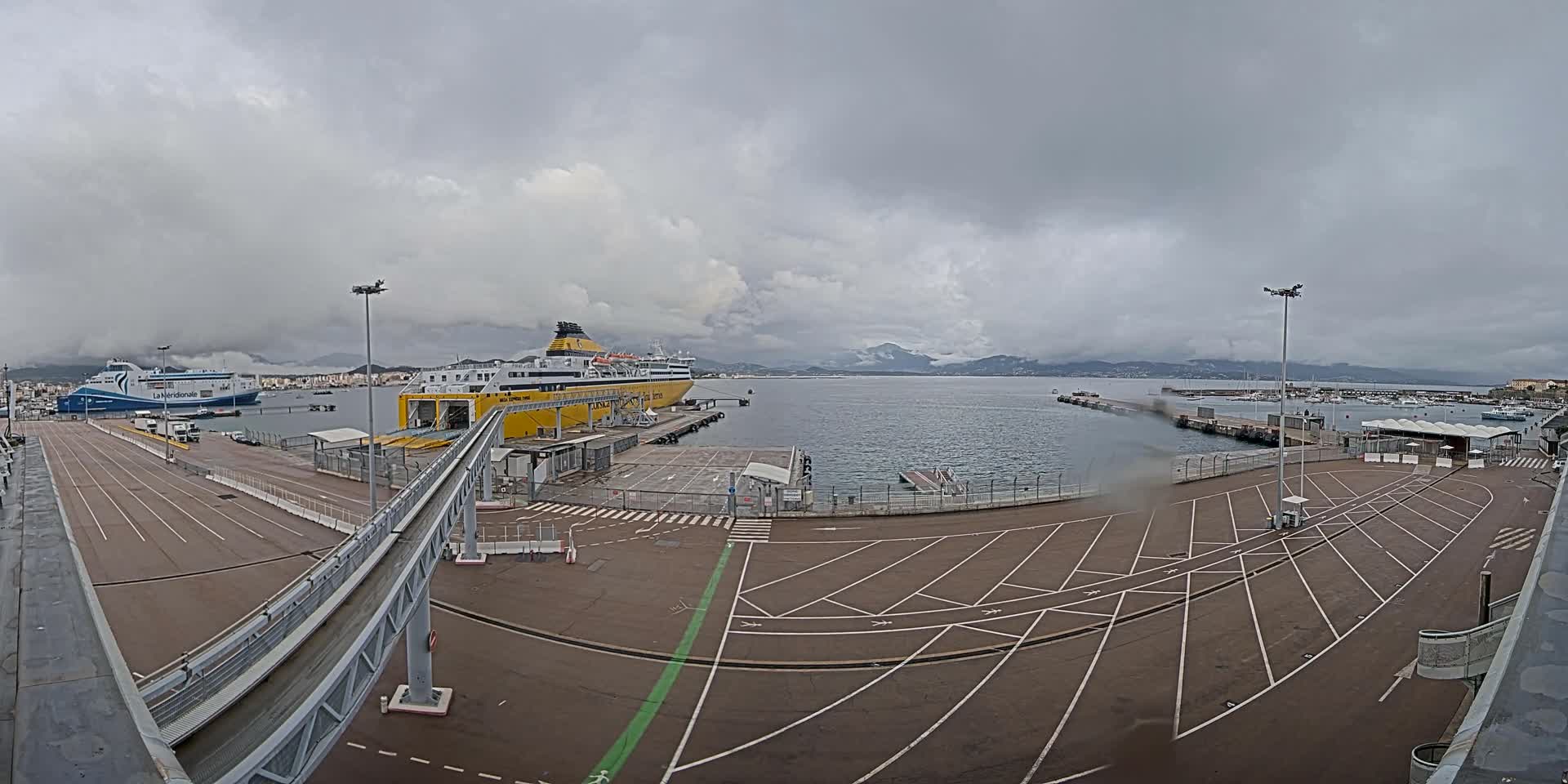 Port de Commerce d'Ajaccio Port Live Cam - Ajaccio, Corse-du-Sud, Corse , France