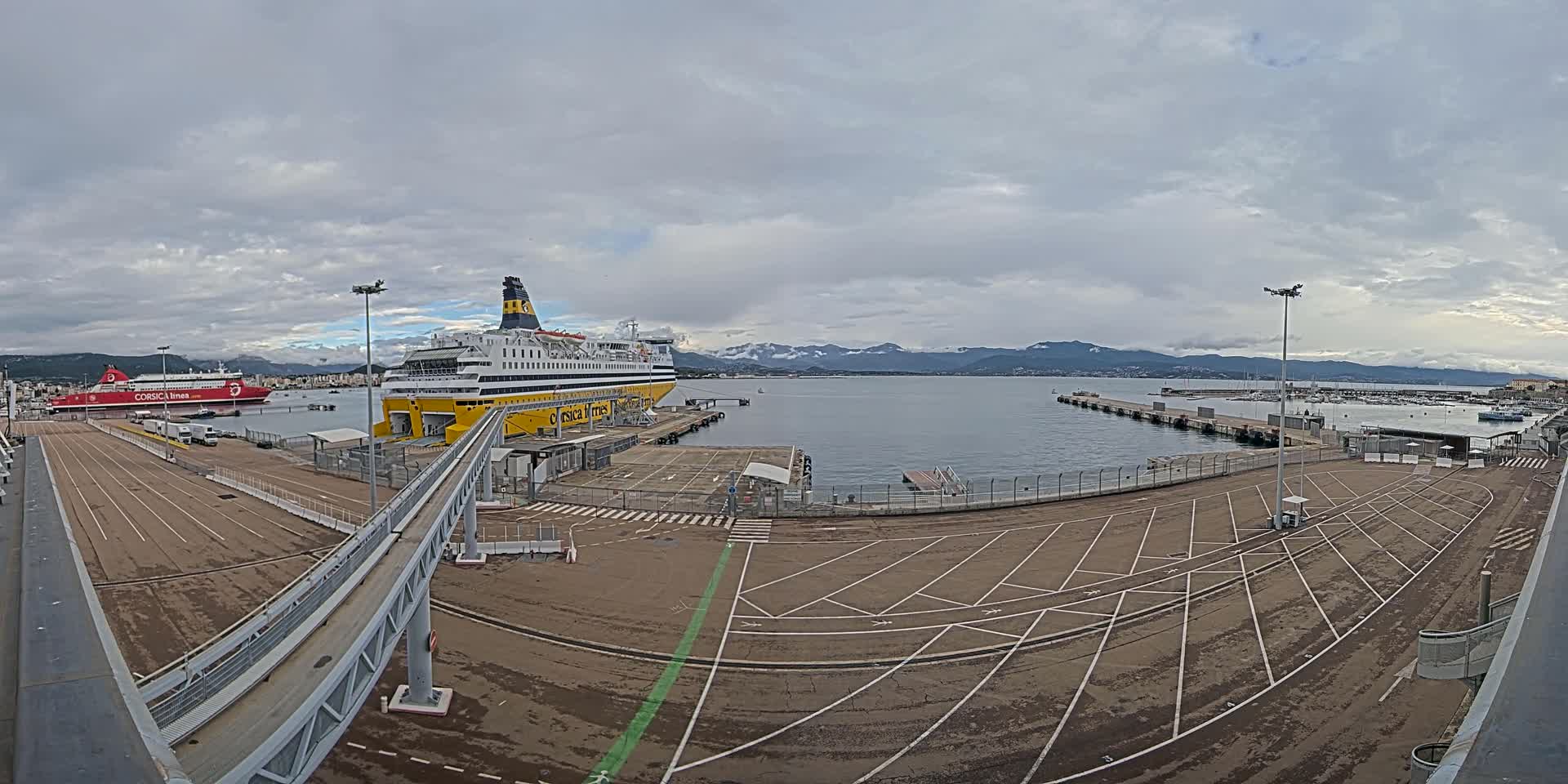 Port de Commerce d'Ajaccio Port Live Cam - Ajaccio, Corse-du-Sud, Corse , France