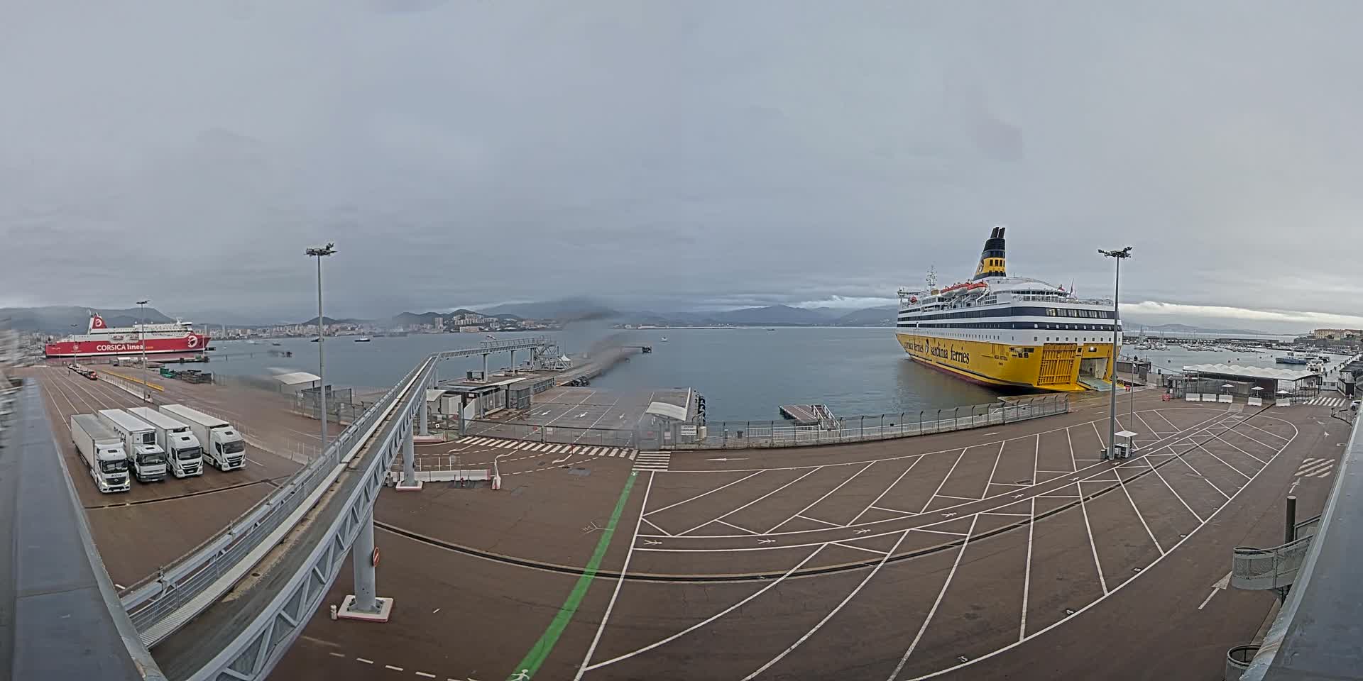 Port de Commerce d'Ajaccio Port Live Cam - Ajaccio, Corse-du-Sud, Corse , France