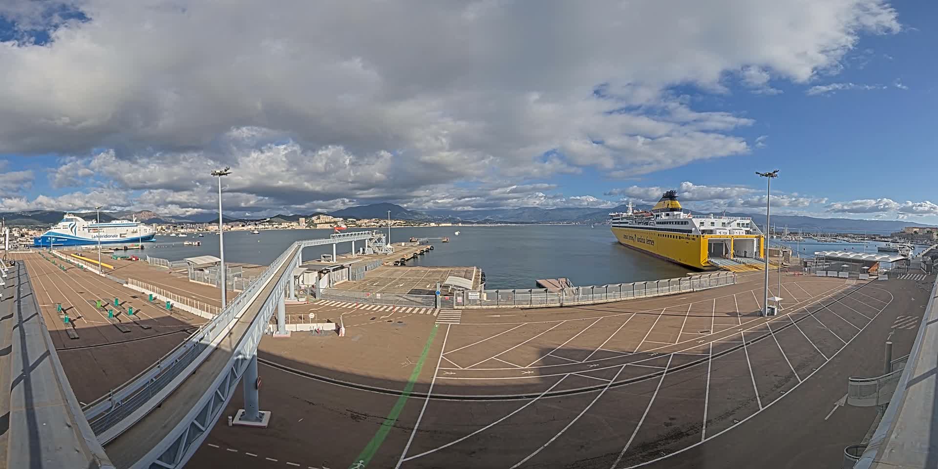 Port de Commerce d'Ajaccio Port Live Cam - Ajaccio, Corse-du-Sud, Corse , France