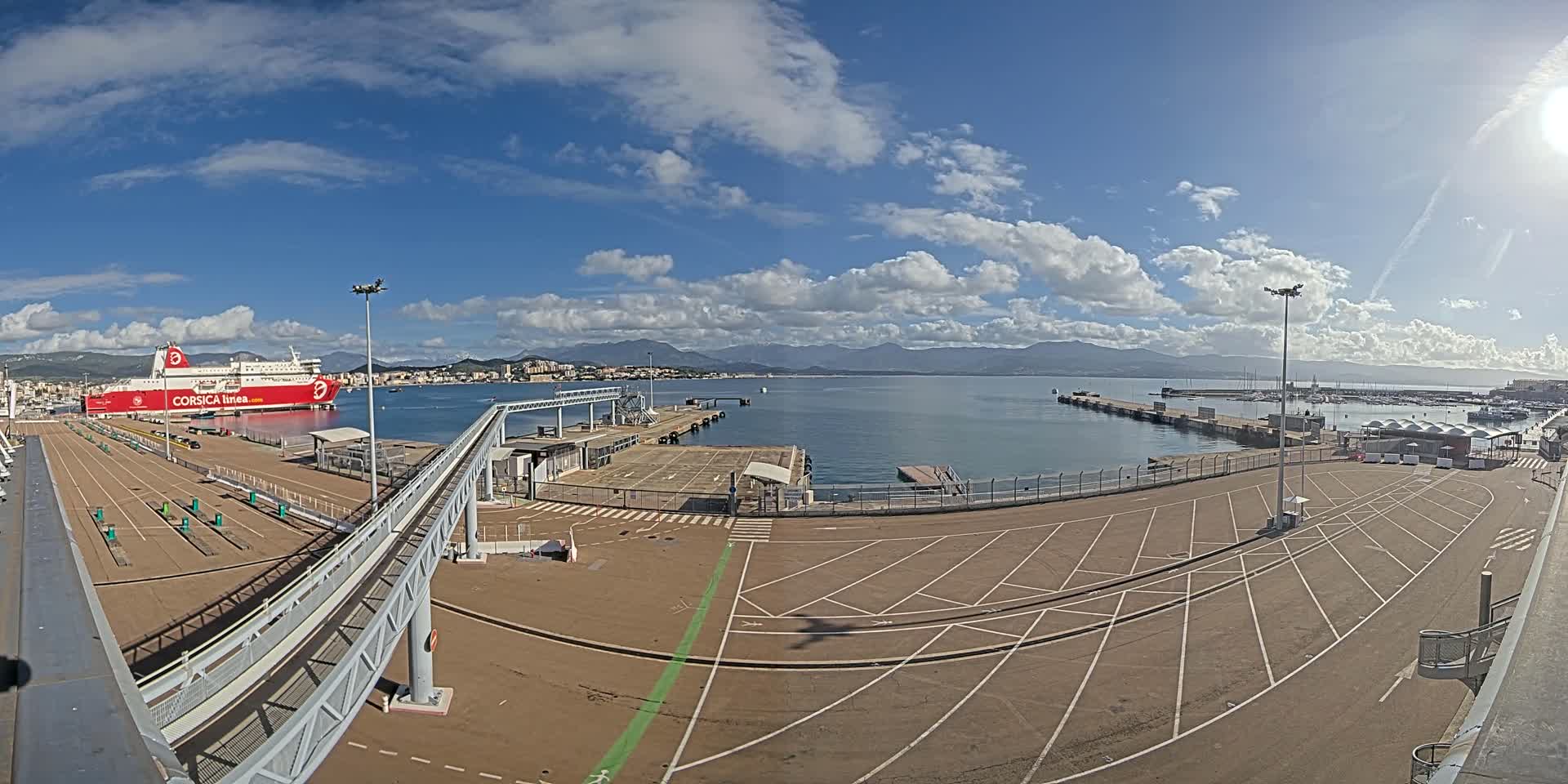 Port de Commerce d'Ajaccio Port Live Cam - Ajaccio, Corse-du-Sud, Corse , France