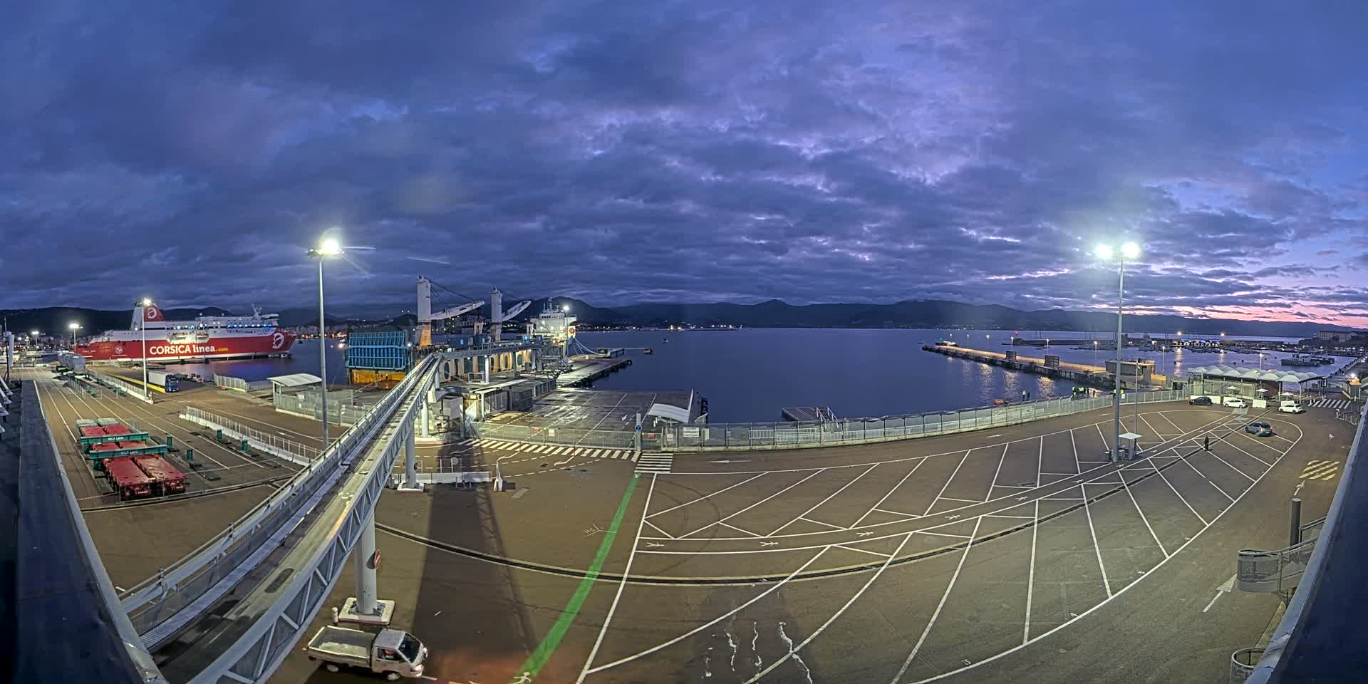 Port de Commerce d'Ajaccio Port Live Cam - Ajaccio, Corse-du-Sud, Corse , France
