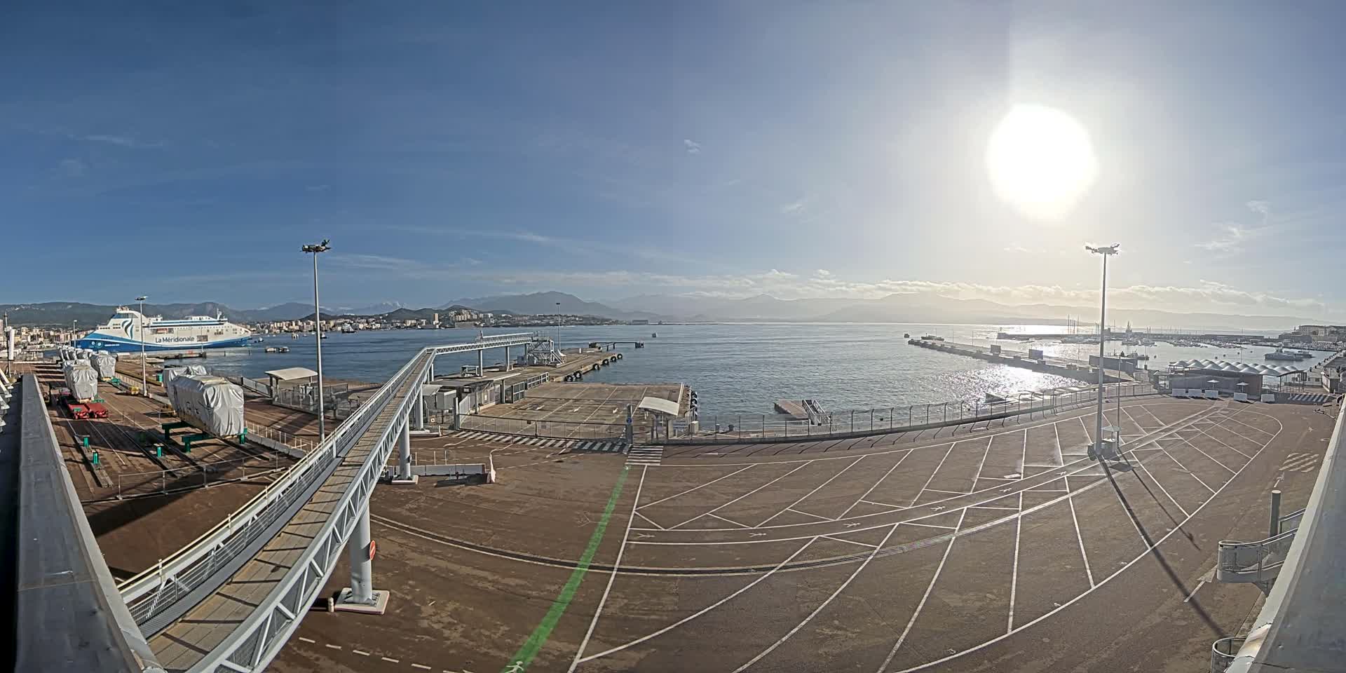 Port de Commerce d'Ajaccio Port Live Cam - Ajaccio, Corse-du-Sud, Corse , France
