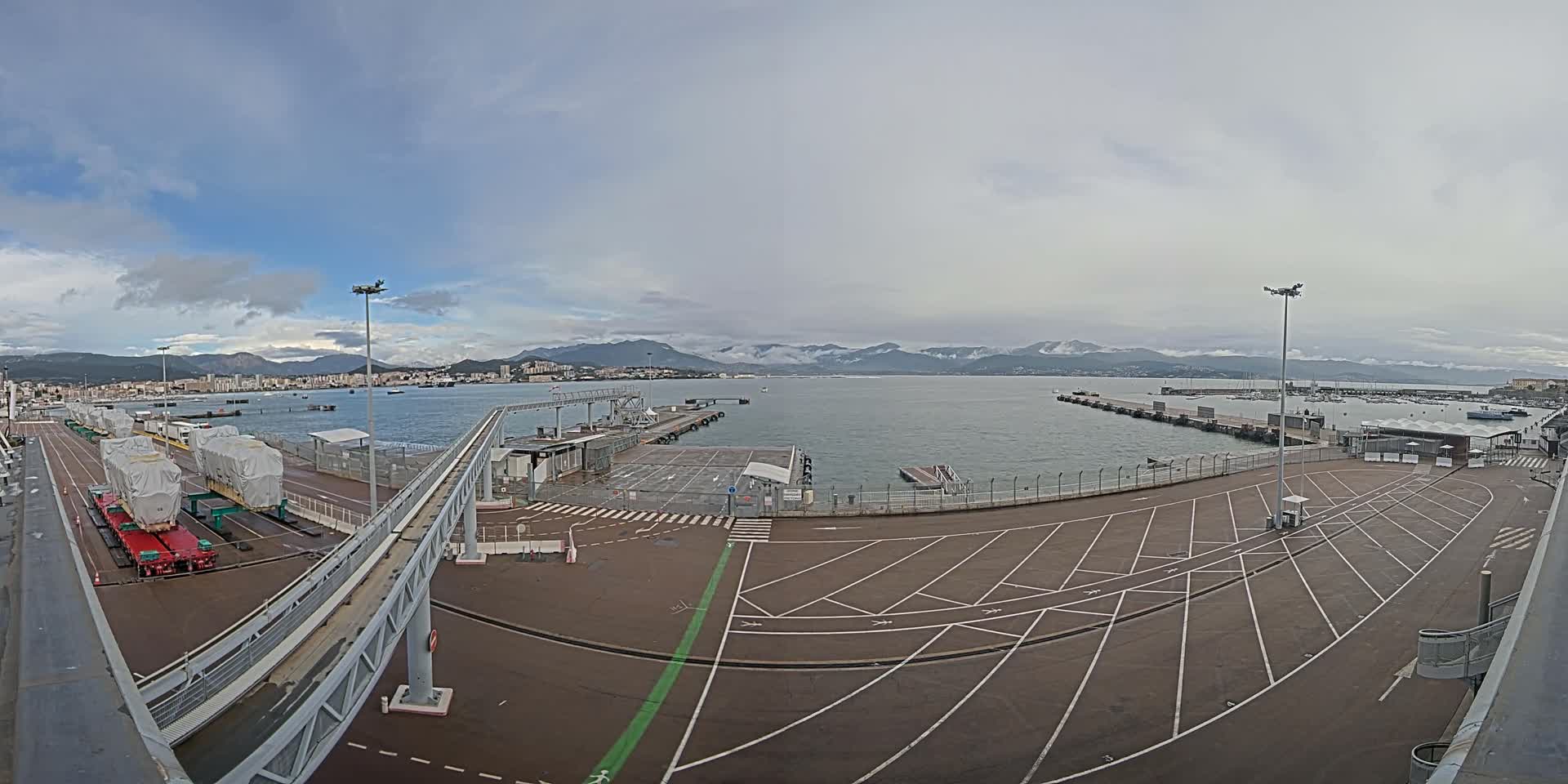 Port de Commerce d'Ajaccio Port Live Cam - Ajaccio, Corse-du-Sud, Corse , France