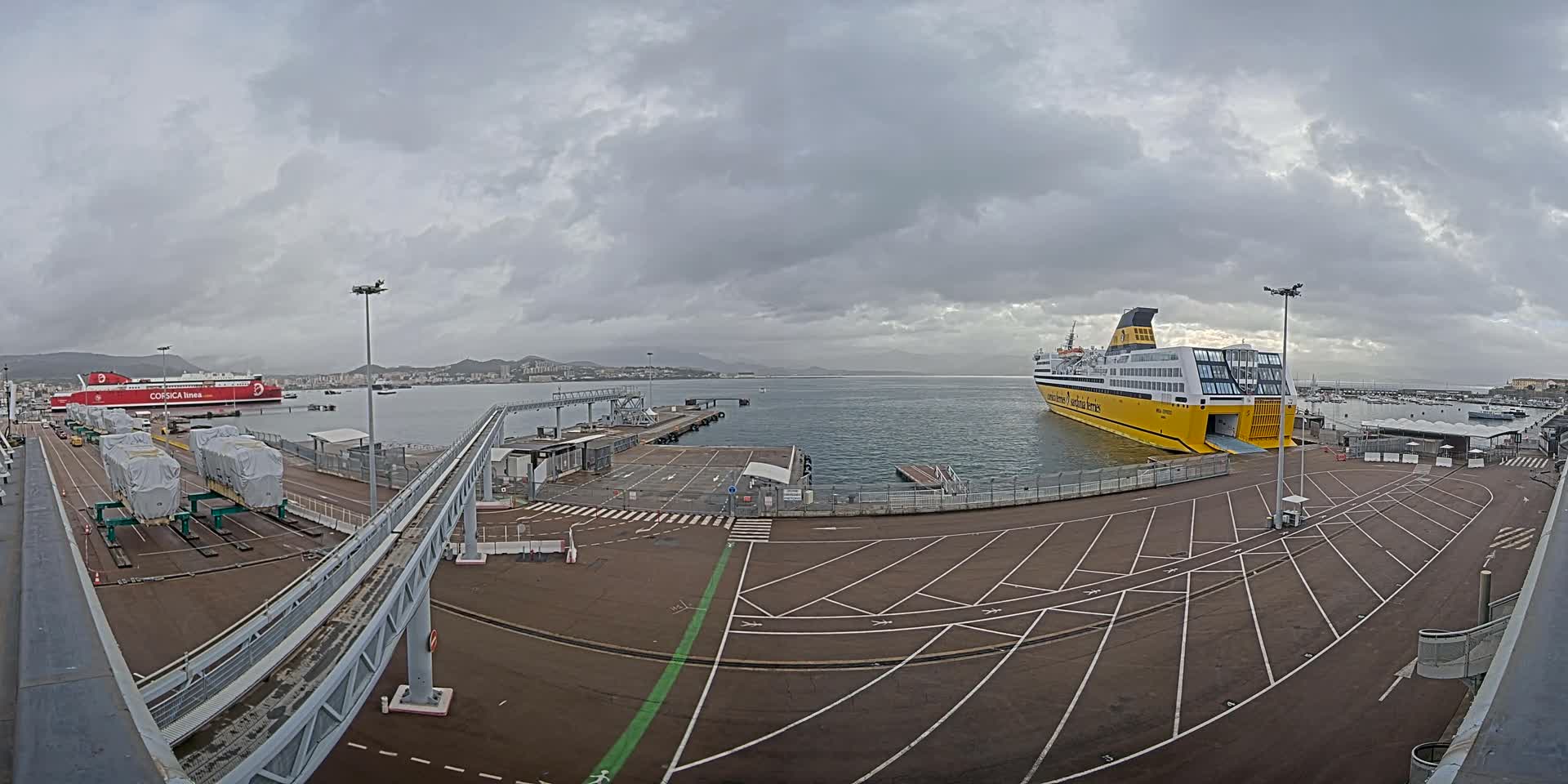 Port de Commerce d'Ajaccio Port Live Cam - Ajaccio, Corse-du-Sud, Corse , France