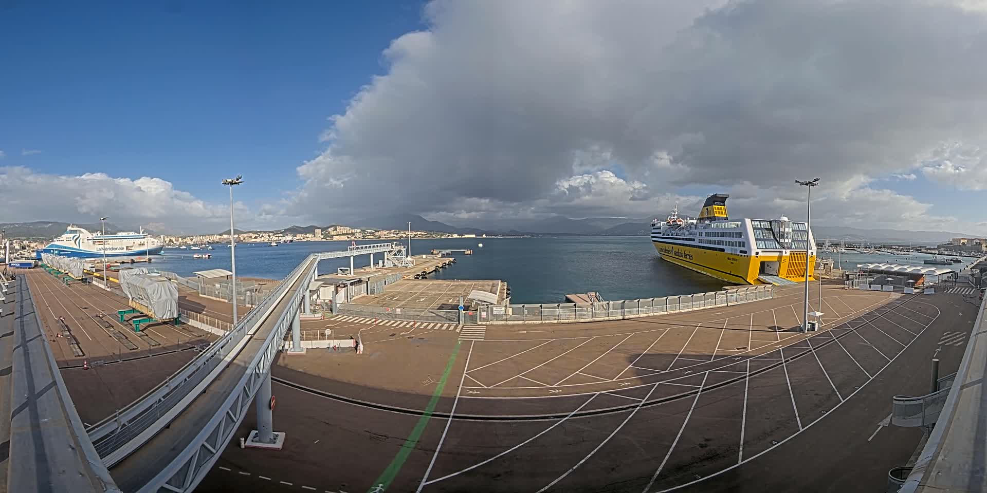 Port de Commerce d'Ajaccio Port Live Cam - Ajaccio, Corse-du-Sud, Corse , France