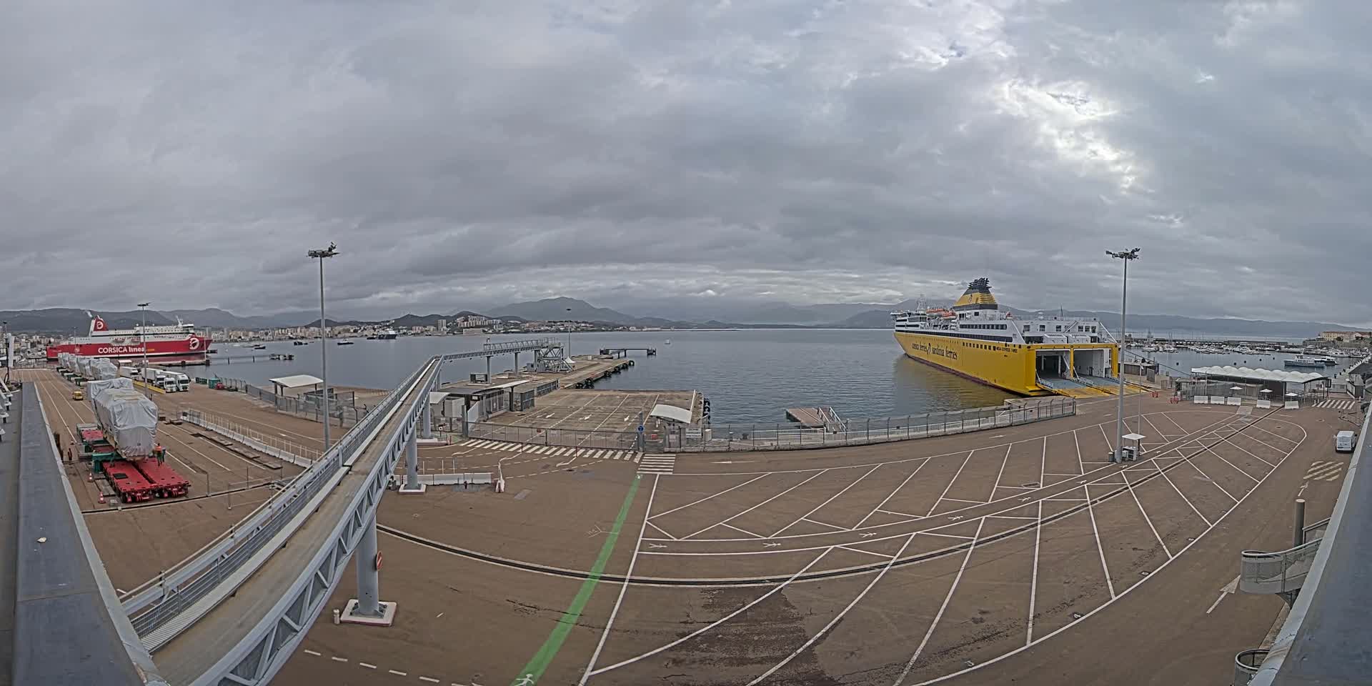 Port de Commerce d'Ajaccio Port Live Cam - Ajaccio, Corse-du-Sud, Corse , France