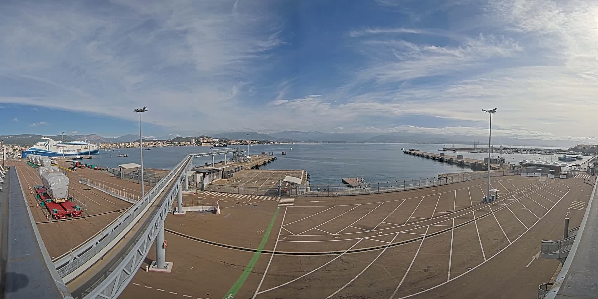 Port de Commerce d'Ajaccio Port Live Cam - Ajaccio, Corse-du-Sud, Corse , France