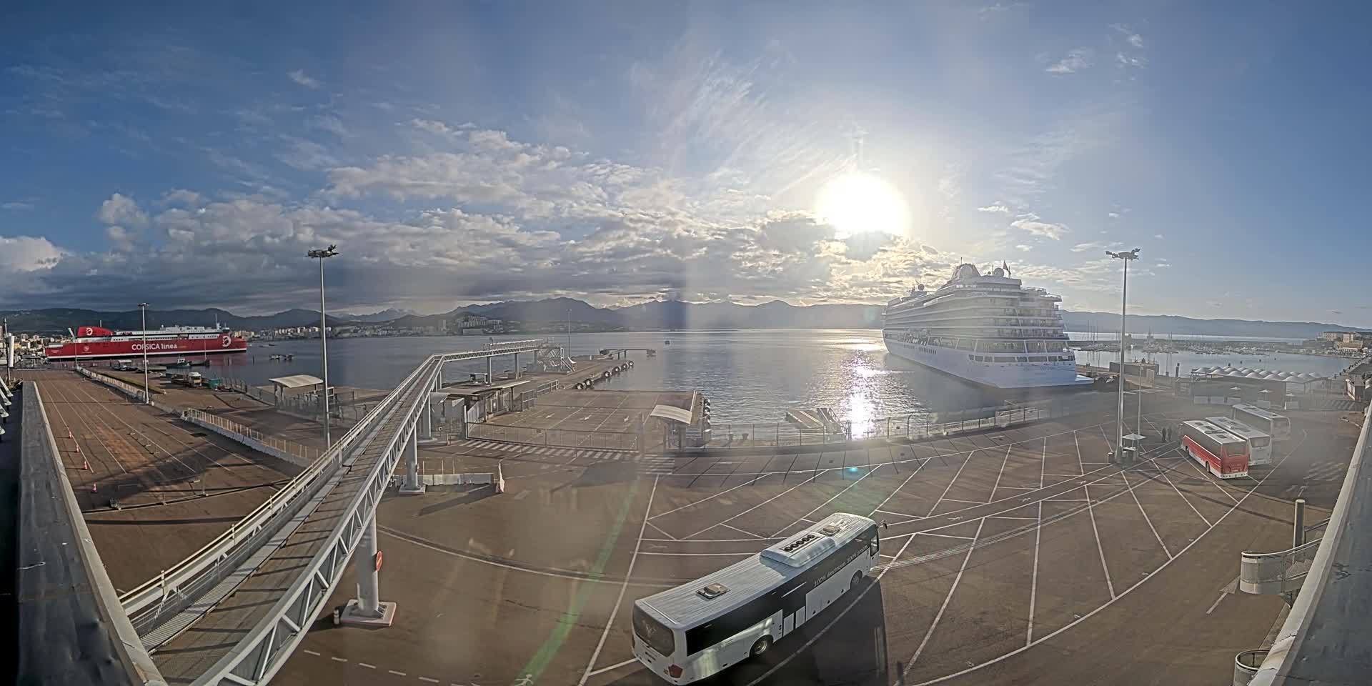 Port de Commerce d'Ajaccio Port Live Cam - Ajaccio, Corse-du-Sud, Corse , France