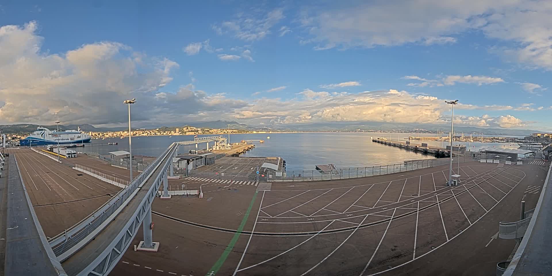 Port de Commerce d'Ajaccio Port Live Cam - Ajaccio, Corse-du-Sud, Corse , France