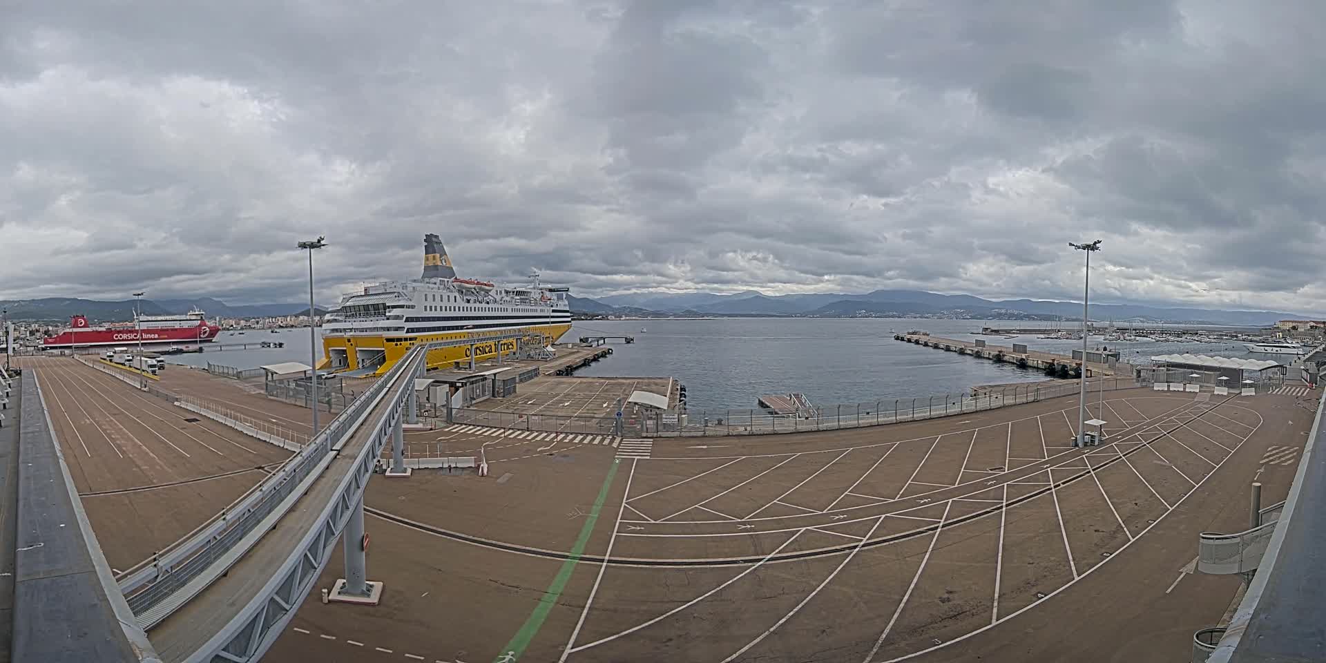 Port de Commerce d'Ajaccio Port Live Cam - Ajaccio, Corse-du-Sud, Corse , France