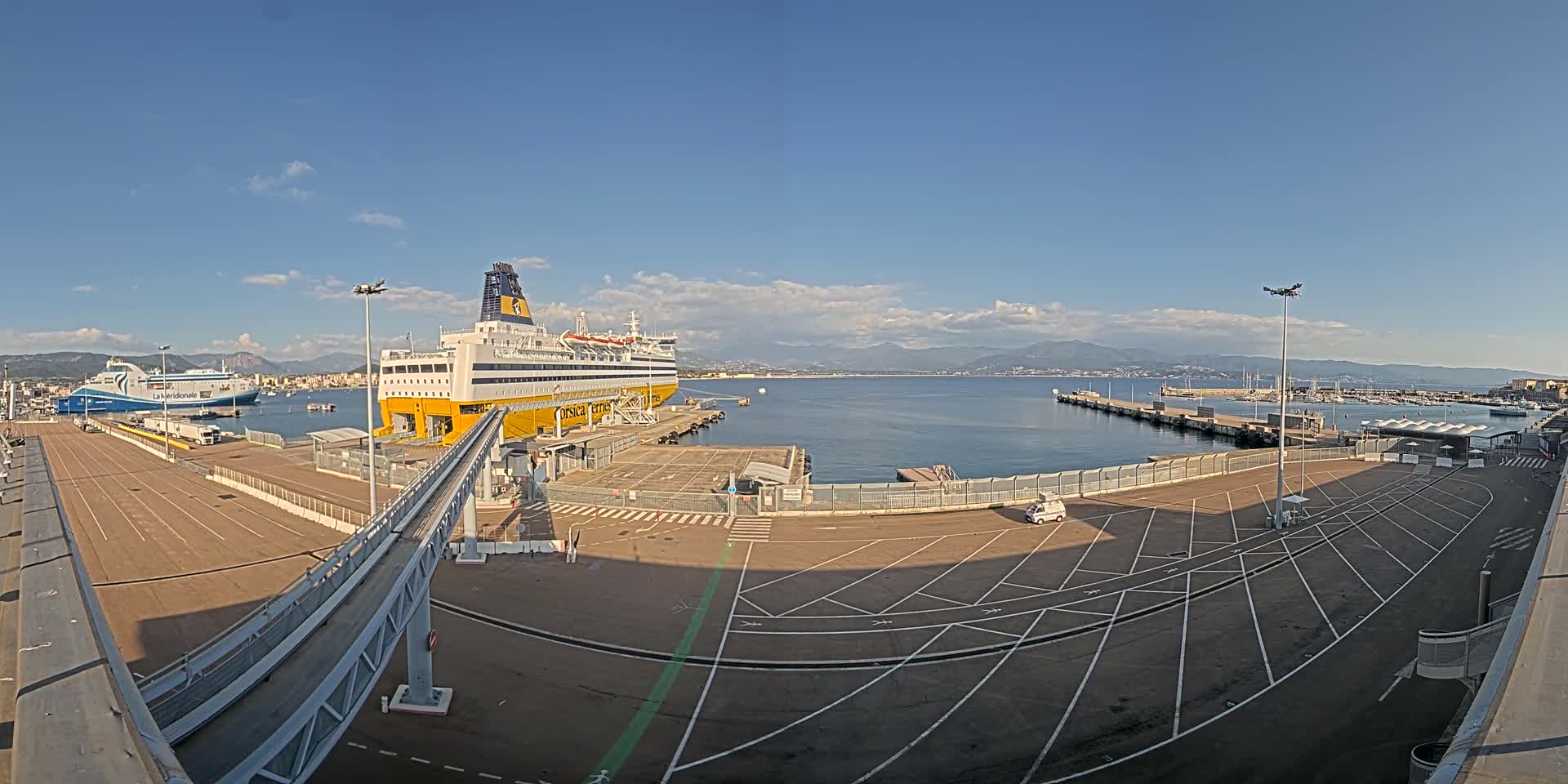 Port de Commerce d'Ajaccio Port Live Cam - Ajaccio, Corse-du-Sud, Corse , France