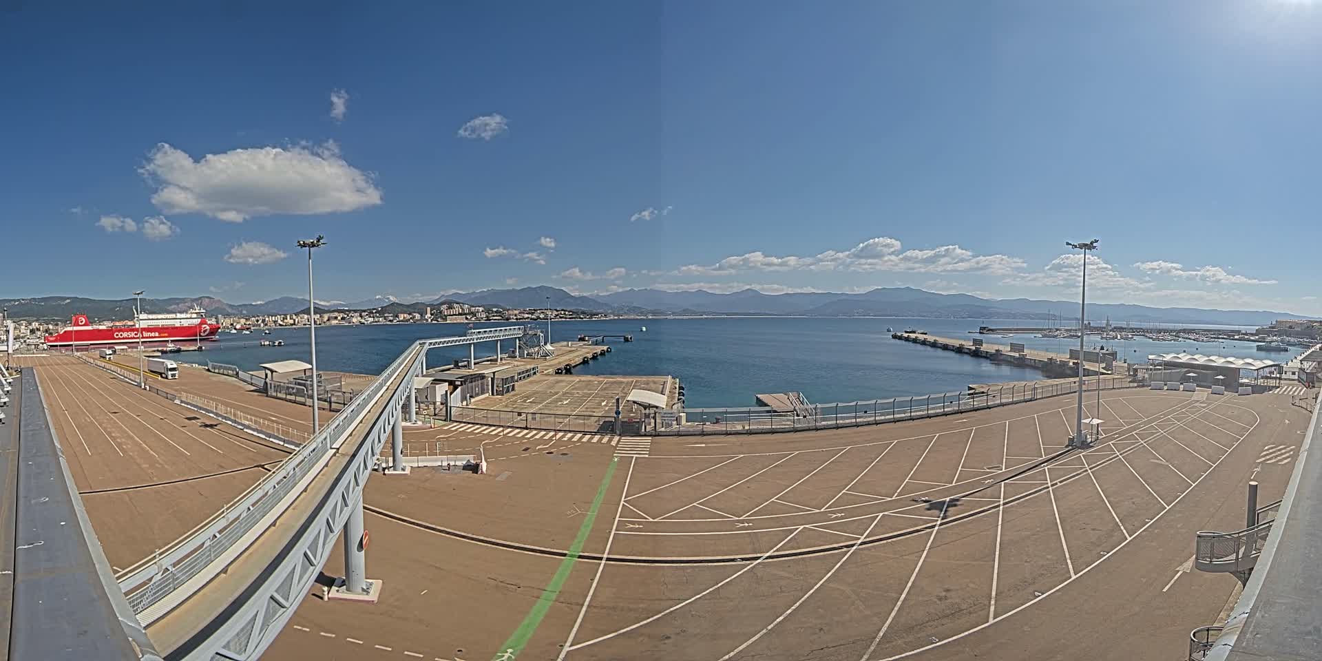 Port de Commerce d'Ajaccio Port Live Cam - Ajaccio, Corse-du-Sud, Corse , France