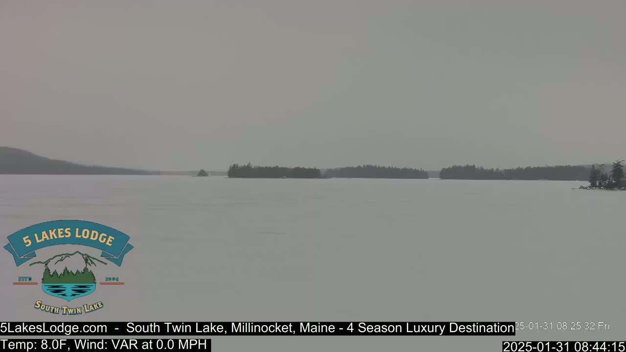 South Twin Lake, Mount  Katahdin, Live Cam - Maine, USA 