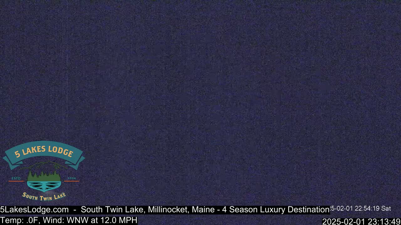 A dark blue, nighttime image shows a uniformly colored screen.