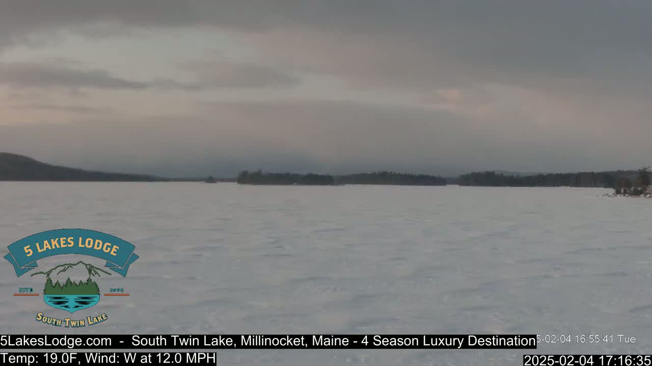 South Twin Lake, Mount  Katahdin, Live Cam - Maine, USA 