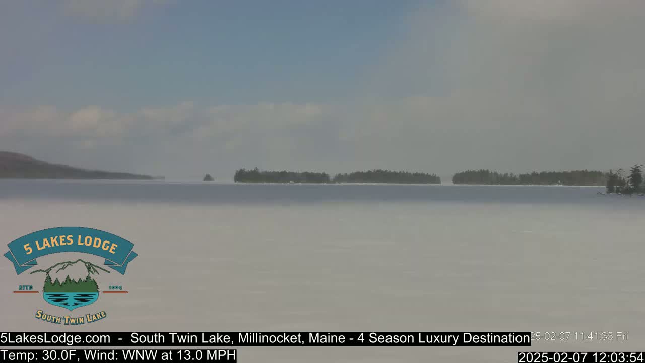 South Twin Lake, Mount  Katahdin, Live Cam - Maine, USA 