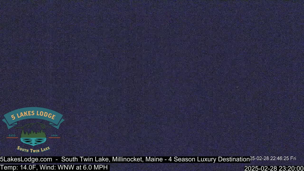 A solid, dark blue screen shows a static image with some minor variations in shading.