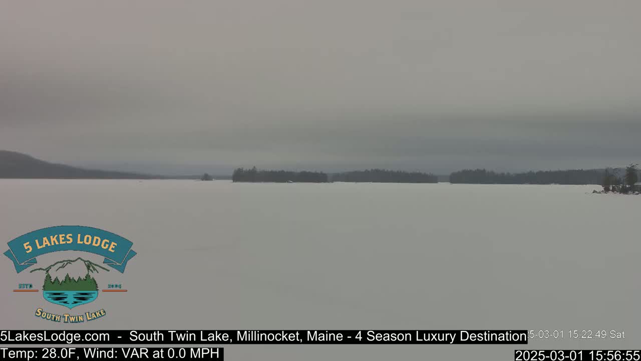 South Twin Lake, Mount  Katahdin, Live Cam - Maine, USA 