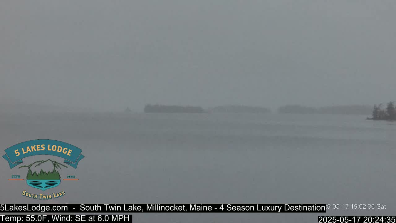 South Twin Lake, Mount  Katahdin, Live Cam - Maine, USA 