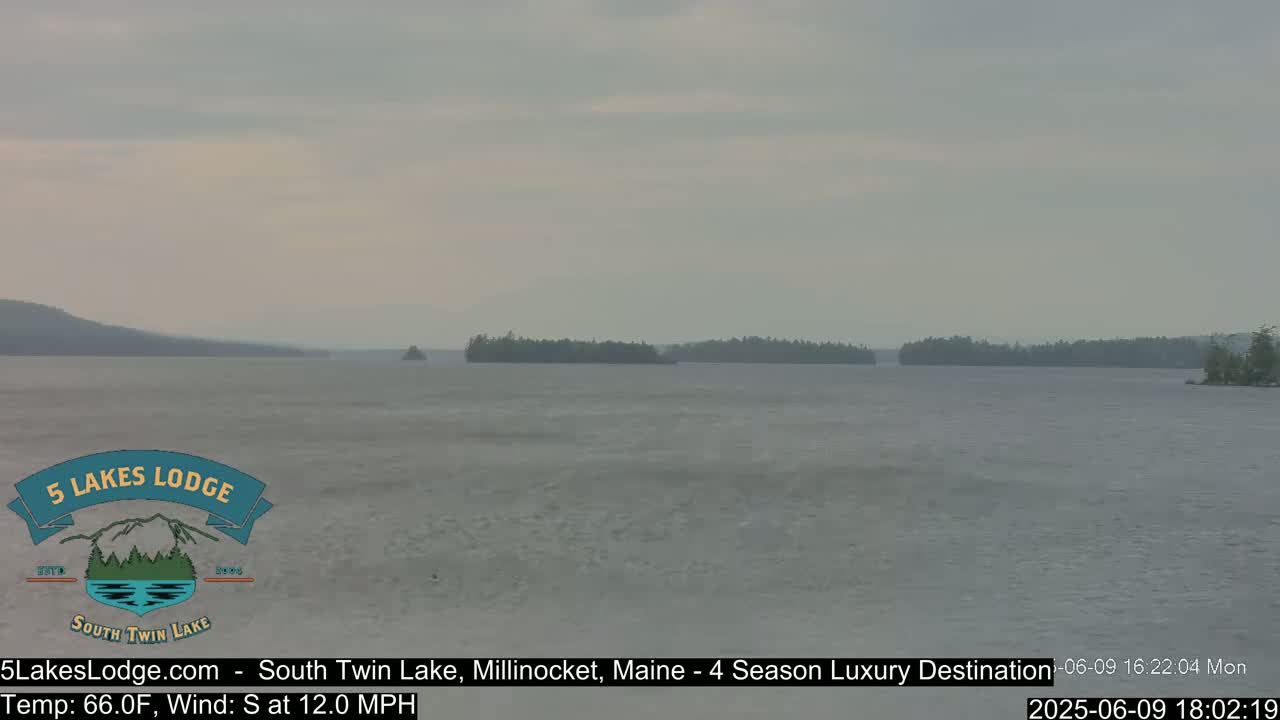 South Twin Lake, Mount  Katahdin, Live Cam - Maine, USA 