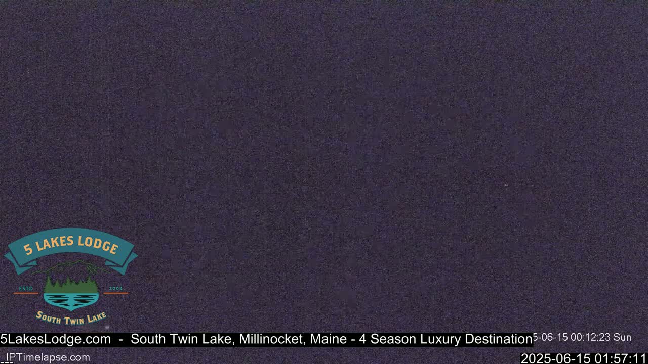 South Twin Lake, Mount  Katahdin, Live Cam - Maine, USA 