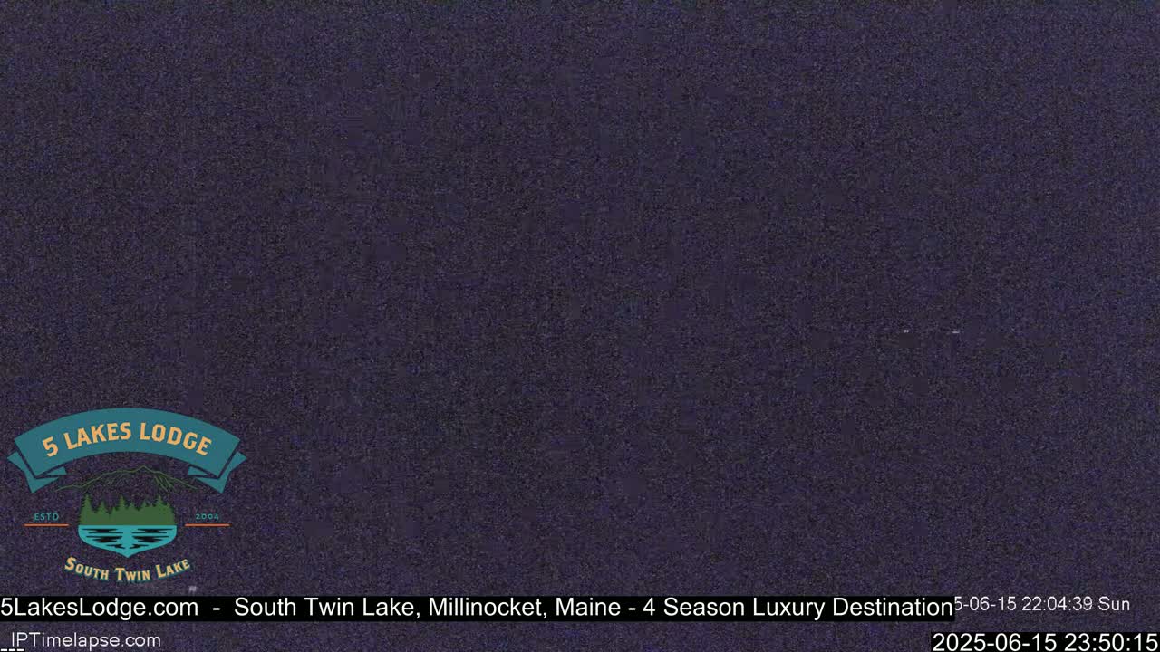 South Twin Lake, Mount  Katahdin, Live Cam - Maine, USA 