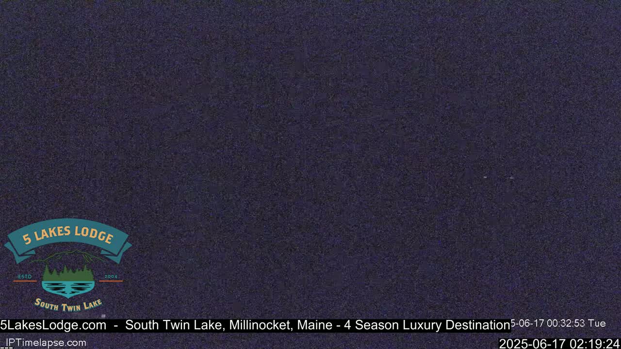 South Twin Lake, Mount  Katahdin, Live Cam - Maine, USA 