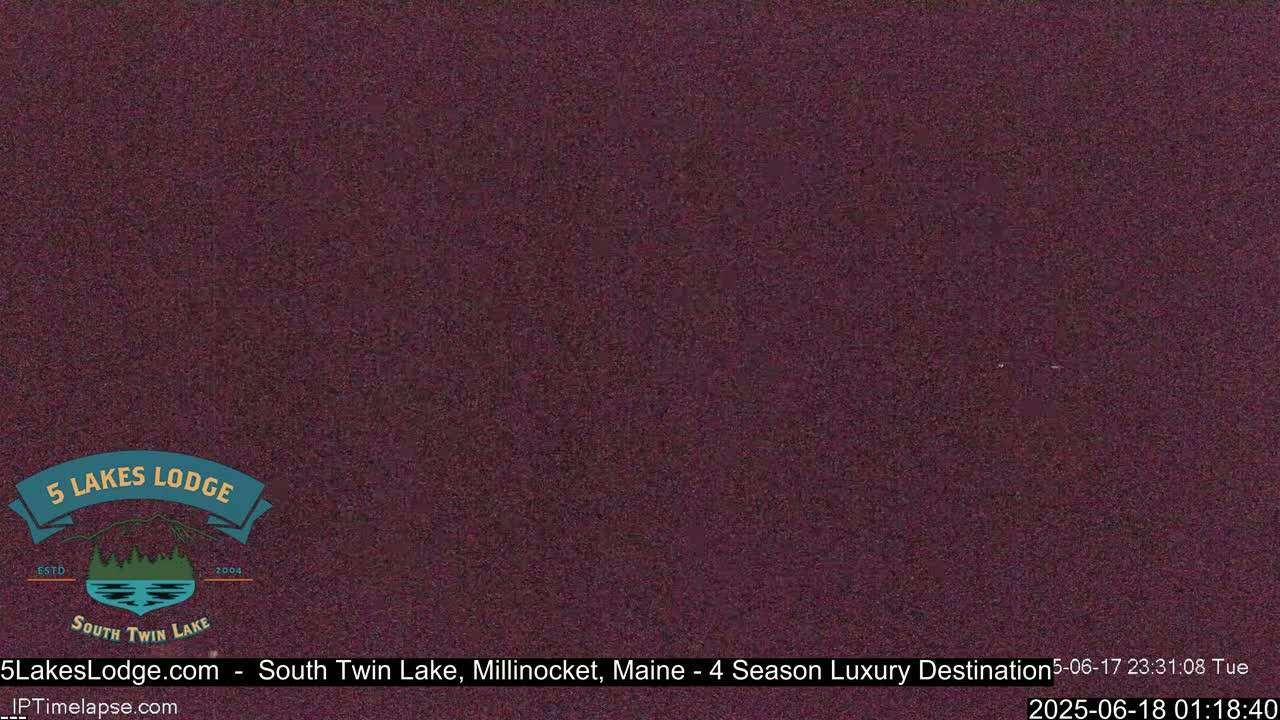 South Twin Lake, Mount  Katahdin, Live Cam - Maine, USA 
