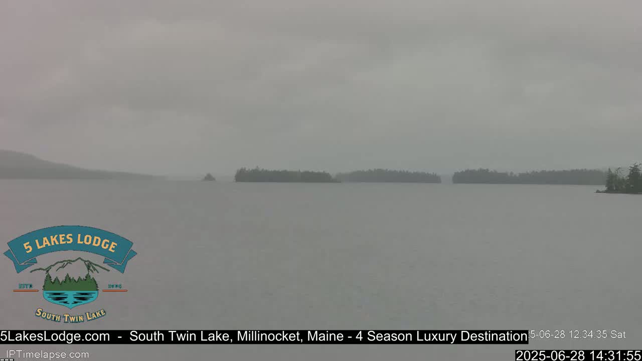 South Twin Lake, Mount  Katahdin, Live Cam - Maine, USA 