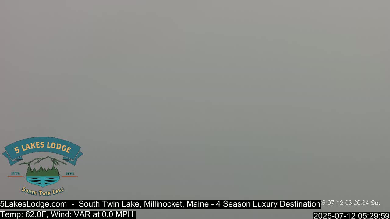 South Twin Lake, Mount  Katahdin, Live Cam - Maine, USA 