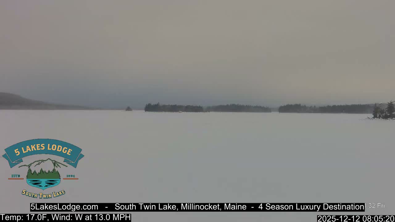 South Twin Lake, Mount  Katahdin, Live Cam - Maine, USA 