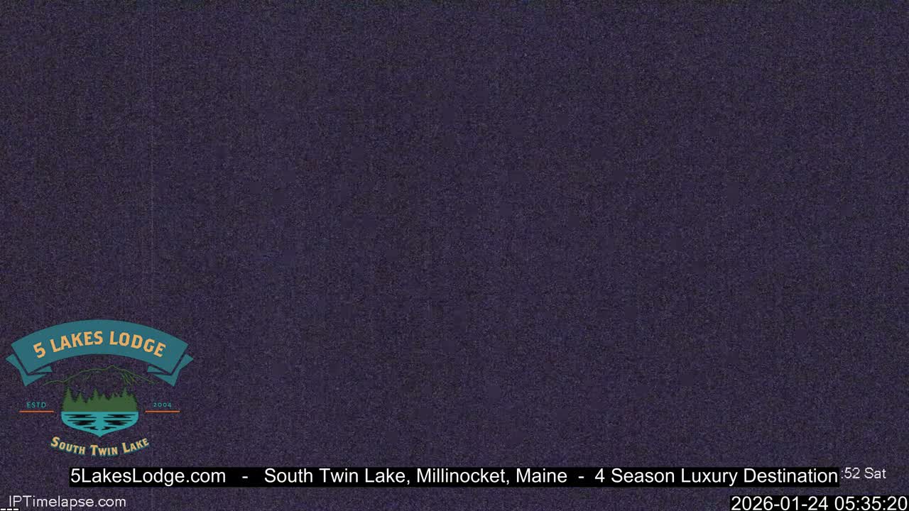 South Twin Lake, Mount  Katahdin, Live Cam - Maine, USA 
