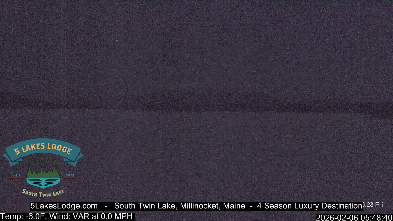South Twin Lake, Mount  Katahdin, Live Cam - Maine, USA 