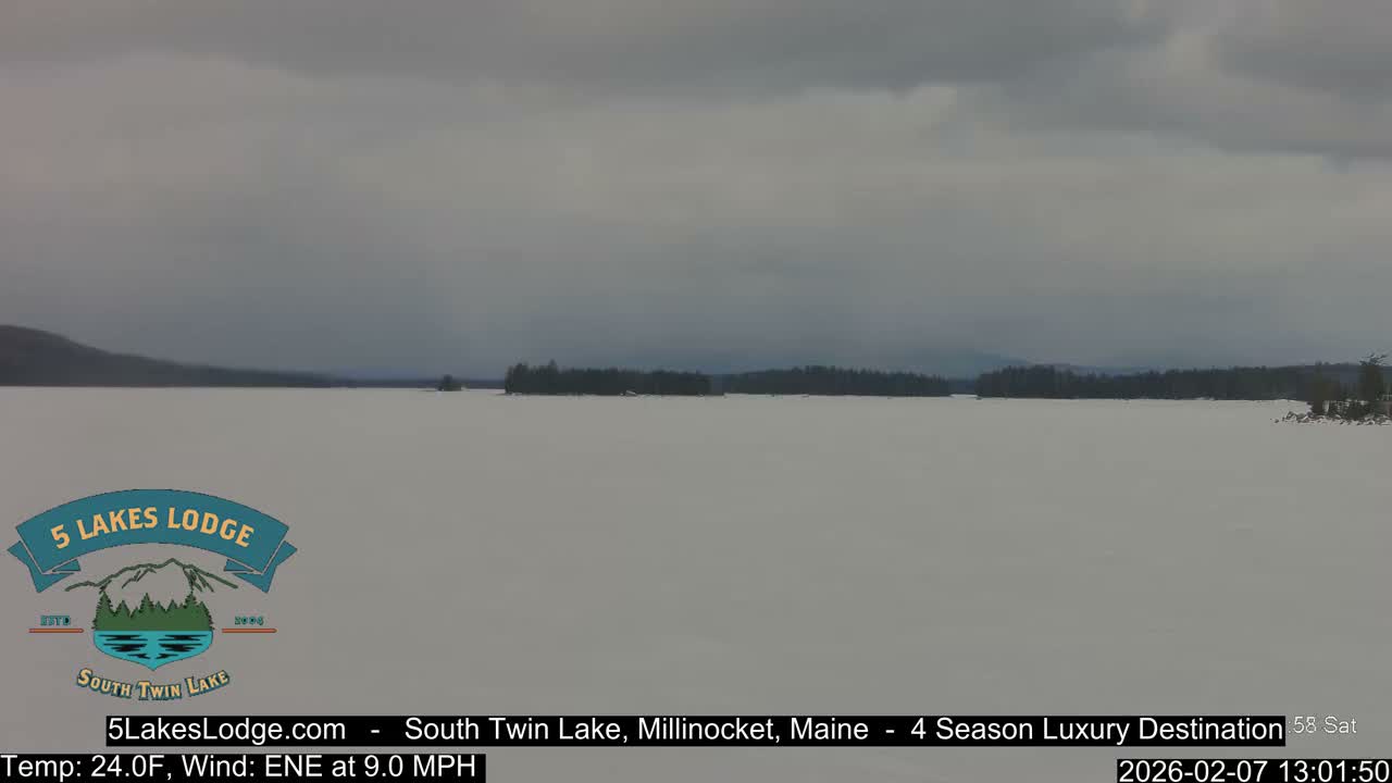 South Twin Lake, Mount  Katahdin, Live Cam - Maine, USA 
