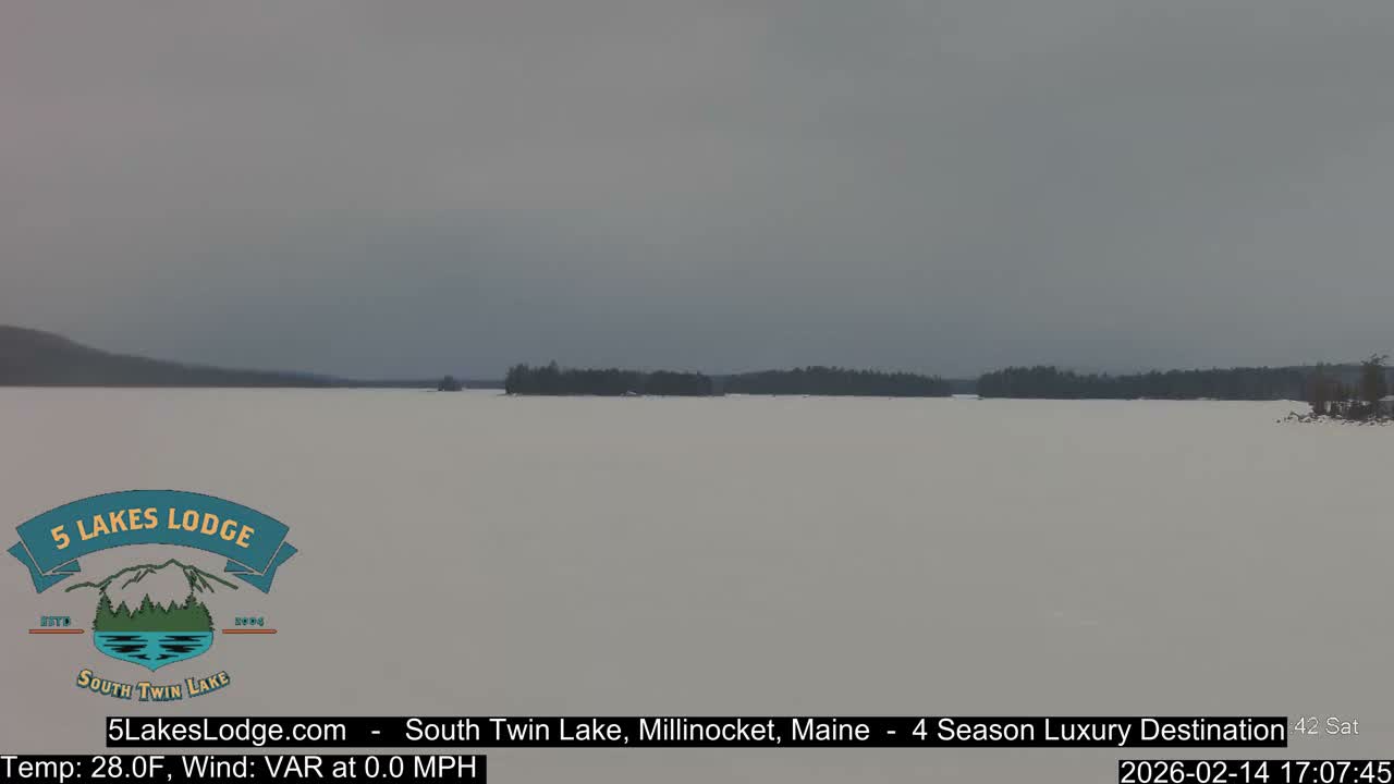 South Twin Lake, Mount  Katahdin, Live Cam - Maine, USA 