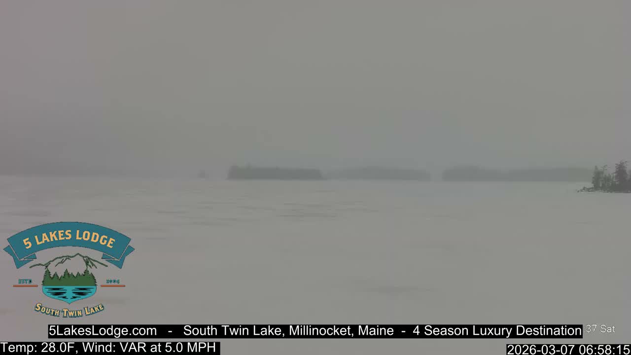 South Twin Lake, Mount  Katahdin, Live Cam - Maine, USA 