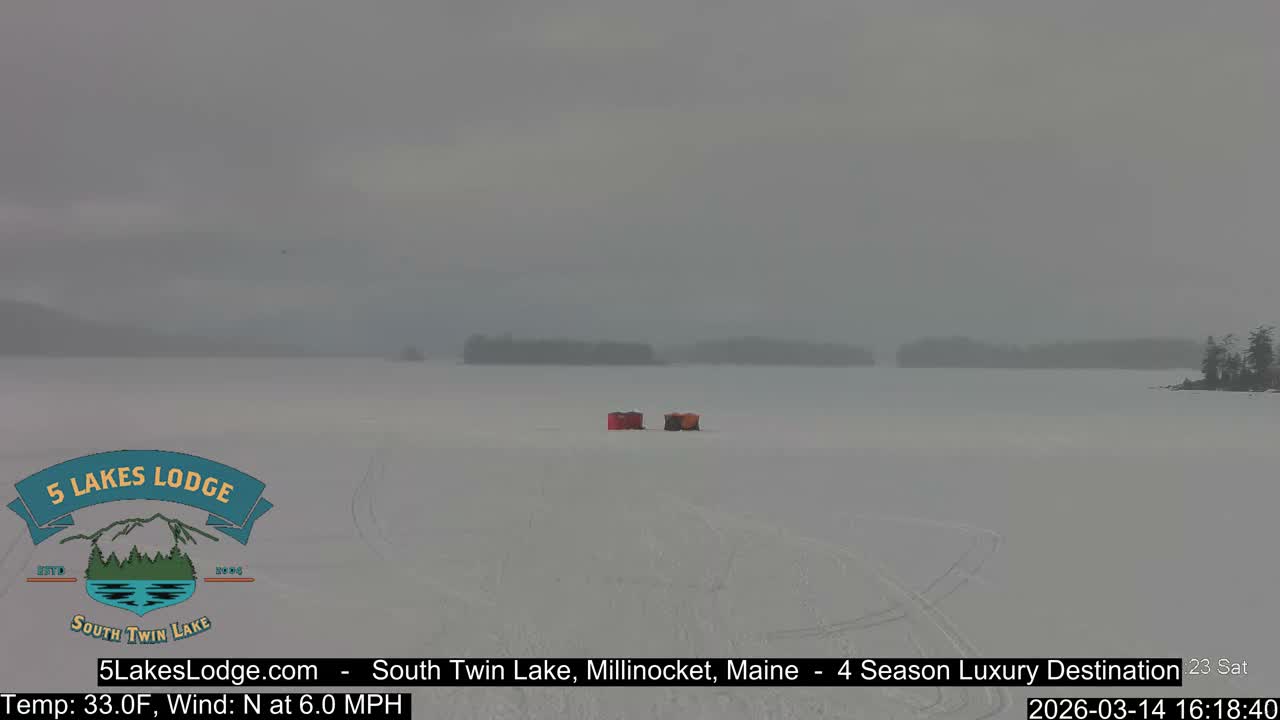 South Twin Lake, Mount  Katahdin, Live Cam - Maine, USA 