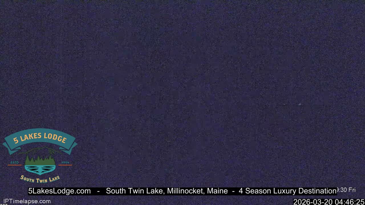 South Twin Lake, Mount  Katahdin, Live Cam - Maine, USA 